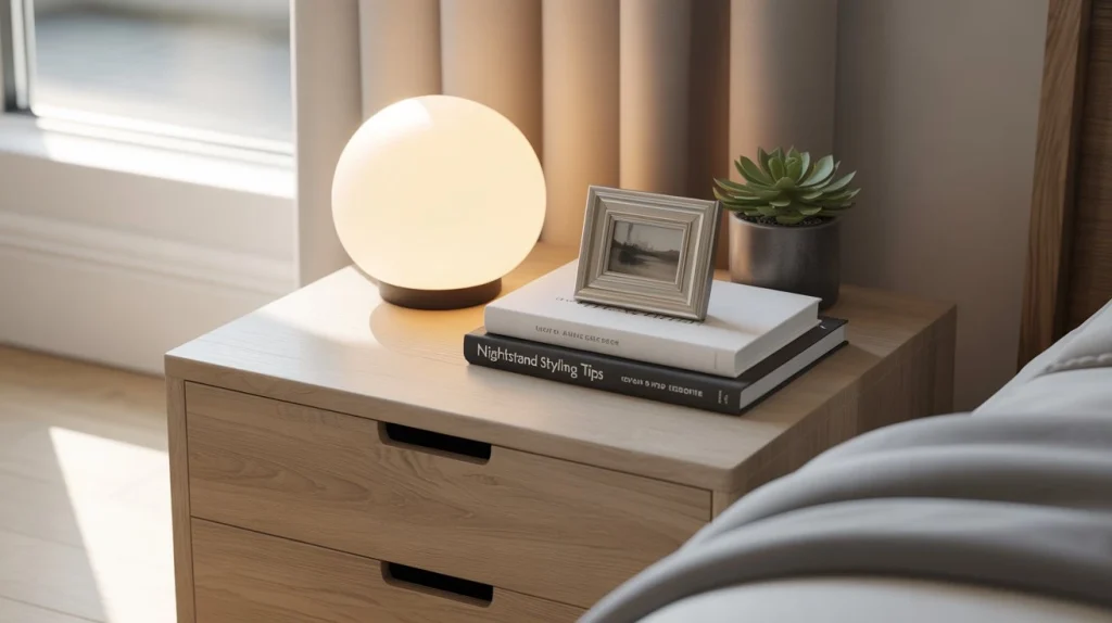 nightstand decor 10 📌 Nightstand Styling Tips